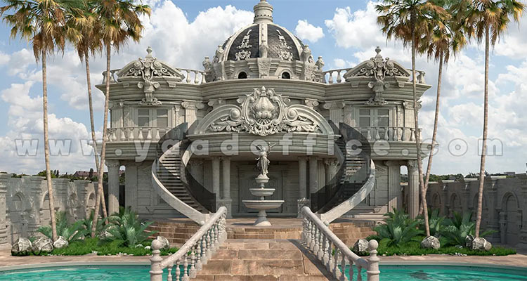 طراحی ویلا کلاسیک و لوکس شمال ایران