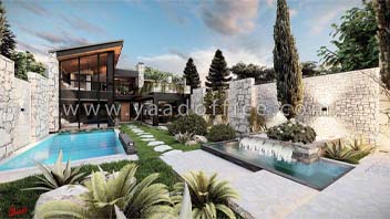 طراحی ویلای مدرن روستیک آقای تیموریان