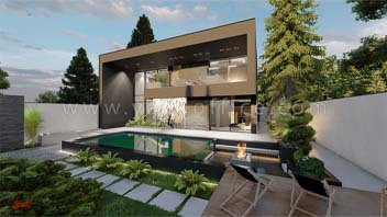 طراحی ویلا مدرن آقای بابا شریف