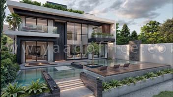 طراحی ویلای مدرن آقای ملک شاهیان