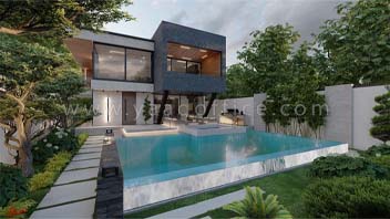 طراحی ویلای مدرن آقای صادقیان