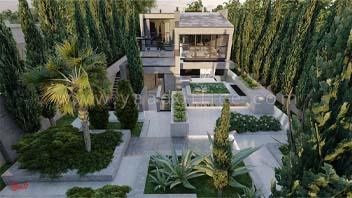 طراحی ویلا مدرن روستیک آقای زیانی