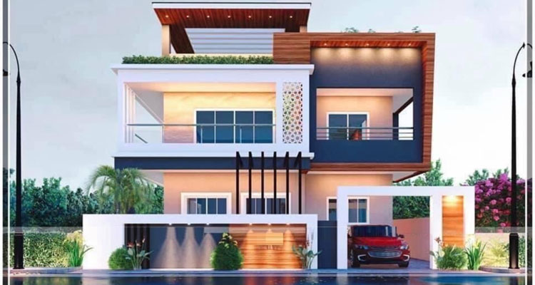 طراحی ویلا دوبلکس